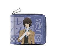 Xinchangda Bungo Stray Dogs Wallet 3D Print PU Leather Anime Nakahara Chuuya Wallets, Cartoon Dazai Osamu Wallet for Teens Fans
