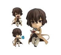 Xinchangda Dazai Osamu Figure 10CM Bungo Stray Dogs Movable Action Figures Interchangeable Accessories Figurine Anime Statue Desktop Collection Gifts for Fans