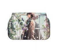 Xinchangda Dazai Osamu Pencil Case Anime Nakahara Chuuya/Akutagawa Ryunosuke Pencil Case Large Capacity Anime Pen Bag Stationery Bag School Supplies