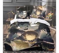 Xinchangda Death Note 3PCS Bedding Sets Anime Death Note Single/Double/King Comforter Set, 2 Pillowcases and 1 Duvet Cover