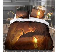 Xinchangda Death Note 3PCS Bedding Sets Anime Death Note Single/Double/King Comforter Set, 2 Pillowcases and 1 Duvet Cover