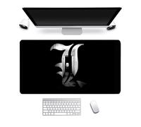 Xinchangda Death Note Mouse Pad Anime L Light Yagami Ryuuku Anti-slip Rubber Mat Mouse Pad 80x30CM Suitable for Desktop PC Laptop Office