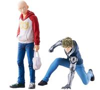Xinchangda Genos/Saitama Figure Anime Genos Character Statue 10cm PVC Model Action Figure Statue Desktop Decoration Manga Collectible Ornament