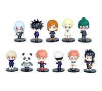 Xinchangda Gojo Satoru Figures 11PCS Anime JJK Geto Suguru/Itadori Yuuji/Fushigura Megumi/Sukuna Figure Statues Anime Action Figurine 7.5CM