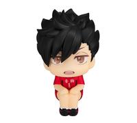 Xinchangda Haikyuu Look up Figures Kuroo Tetsurou Uniform Sitting Action Figures 10cm Anime Statue Ornaments Desktop Decoration Collectibles Gift