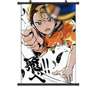 Xinchangda Haikyuu Scrolls Poster Banners Anime Hinata Shoyo Tobio Kageyama Tsukishima Kei Poster Hanging Wall Picture Home Decoration 60x40CM