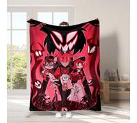Xinchangda Hazbin Hotel Anime Blanket Super Soft Micro Fleece Anime Alastor Angel Dust Charlie Morningstar Blankets Cute Flannel Blanket