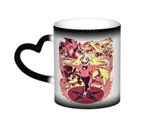 Xinchangda Hazbin Hotel Colour Changing Mug Anime Alastor/Angel Dust/Charlie Morningstar Magic Mark Cup Ceramic Coffee Cup Tea Cup Creative Gifts