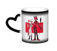 Xinchangda Hazbin Hotel Colour Changing Mug Anime Alastor/Angel Dust/Charlie Morningstar Magic Mark Cup Ceramic Coffee Cup Tea Cup Creative Gifts