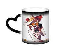 Xinchangda Hazbin Hotel Colour Changing Mug Anime Alastor/Angel Dust/Charlie Morningstar Magic Mark Cup Ceramic Coffee Cup Tea Cup Creative Gifts