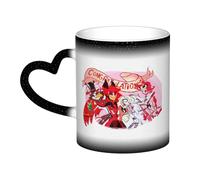 Xinchangda Hazbin Hotel Colour Changing Mug Anime Alastor/Angel Dust/Charlie Morningstar Magic Mark Cup Ceramic Coffee Cup Tea Cup Creative Gifts