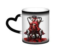 Xinchangda Hazbin Hotel Colour Changing Mug Anime Alastor/Angel Dust/Charlie Morningstar Magic Mark Cup Ceramic Coffee Cup Tea Cup Creative Gifts