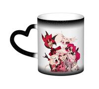 Xinchangda Hazbin Hotel Colour Changing Mug Anime Alastor/Angel Dust/Charlie Morningstar Magic Mark Cup Ceramic Coffee Cup Tea Cup Creative Gifts