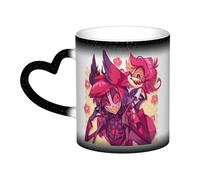 Xinchangda Hazbin Hotel Colour Changing Mug Anime Alastor/Angel Dust/Charlie Morningstar Magic Mark Cup Ceramic Coffee Cup Tea Cup Creative Gifts
