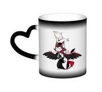 Xinchangda Hazbin Hotel Colour Changing Mug Anime Alastor/Angel Dust/Charlie Morningstar Magic Mark Cup Ceramic Coffee Cup Tea Cup Creative Gifts