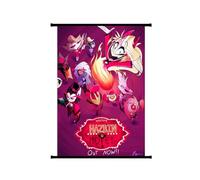 Xinchangda Hazbin Hotel Poster Angel Dust/Charlie Morningstar/Alastor Anime Scroll Poster Wallscroll Anime Painting Picture Hanger Poster Room Decorative Posters Gift