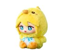 Xinchangda Kagamine Len Plush FIgure Anime Kagamine Len Plush Pillow PP Cotton Pendant Keychain Soft Character Cute Anime Backpack Charm Cartoon Mini Plushies Pillow Sofa Car Decor
