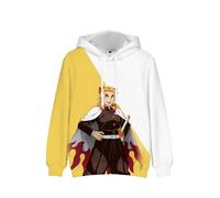 Xinchangda Kamado Nezuko Anime Hoodie, Rengoku Kyoujurou/Kochou Shinobu Hooded Sweatshirt Long Sleeve Hoodies Pullover Manga Gifts