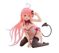 Xinchangda Lala Satalin Deviluke Figure Anime Lala Satalin Deviluke Action Figure Cheongsam Style PVC Model Cartoon Anime Girl Statue Collectible Model Desktop Decoration