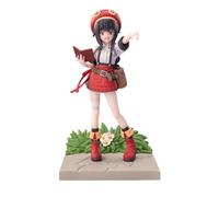 Xinchangda Megumin Action Figures Red Beret Style Model 17cm Anime KONOSUBA -God's blessing on this wonderful world Megumin Statues Desktop Collection Birthday Gifts