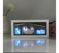 Xinchangda Megumin Anime Night Light KONOSUBA -God's Blessing on This Wonderful World 3D Paper Carving Light Box Painting Light Table Lamp Bedroom Decoration