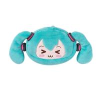 Xinchangda Miku Pencil Case Meik Pencil Pouch Anime Large Capacity Pencil Case with Twin Ponytail and Clear Display Window, Green Pencil Box Makeup Organizer Bag for Teen Middle School Student