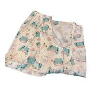 Xinchangda Miku Pyjamas, Anime Miku Short Sleeve+Shorts Pajama Set Anime Summer Pyjamas