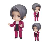 Xinchangda Miles Edgeworth Movable Anime Figures Collection 10cm Interchangeable Parts Action Figures Cute Figurine Modell Desktop Decoration Ornaments