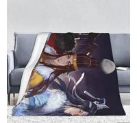 Xinchangda Mo Dao Zu Shi Blanket, Lan Wang Ji/Wei Wu Xian Anime Soft Fluffy Flannel Plush Throw Blanket Warm Sofa Cozy Nap Blanket for Student kids Adult