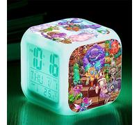 Xinchangda My Singing Monsters Alarm Clock for Kids, Game LED Digital Alarm with 7 Color Changing Night Light Displaying Time Temperature