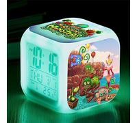 Xinchangda My Singing Monsters Alarm Clock for Kids, Game LED Digital Alarm with 7 Color Changing Night Light Displaying Time Temperature