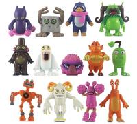 Xinchangda My Singing Monsters Figures Set 13pcs Cartoon Character Model 4.5-9cm PVC Collection Action Figure Statue Cake Decor Ornaments Desktop Decoration Gift for Fans