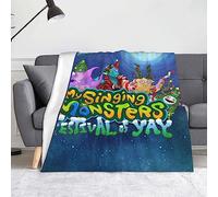 Xinchangda My Singing Monsters Game Cartoon Blanket 3D Print Super Soft Micro Fleece Furcorn Blankets Cute Flannel Blanket For Bedding Sofa