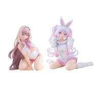 Xinchangda NIKKE Goddess Nero Figure Anime Girl Figurine Kneeling Pose PVC Model NIKKE Goddess Nero Action Figure Decoration Collectible Ornaments Gift