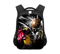 Xinchangda One Punch Man School Bag Backpack Anime Saitama/Tatsumaki/Genos Backpack Cute Students Schoolbag Anime Backpack for Kids Teens