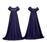 Xinchangda Regency Dresses for Women Medieval Vintage Victorian Dress High Waist Long Dress Elegant Party Ball Gown