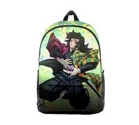 Xinchangda Shinazugawa Sanemi/Tomioka Giyuu/Iguro Obanai Anime Backpack 3D Printed Lightweight Cartoon Backpack Laptop Bag School Bag for Girls Boys Gift