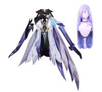 Xinchangda Skirk/Charlotte/Kaedehara Kazuha Cosplay Costume Set Gaming Peripherals Anime Cosplay Halloween Outfit Woman Carnival Party Anime Clothes for Adult