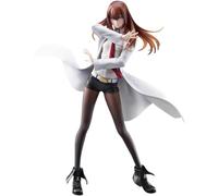 Xinchangda Steins Gate Figures, Makise Kurisu Anime Figure Statues Makise Kurisu PVC Anime Action Figurine Gifts for Fans 21CM