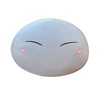 Xinchangda That Time I Got Reincarnated as a Slime Plush Pillow Cartoon Cute Soft Rimuru Tempest Stuffed Pillows Sofa Round Cushion Home Decor Gift