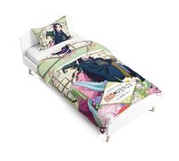 Xinchangda The Apothecary Diaries Bed Set Kid Single Bedding Set Jinshi Maomao 3D Printed Anime Bed Set Cartoon Duvet Cover and Pillowcase 135 * 200CM