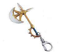 Xinchangda The Seven Deadly Sins Keychain Anime Meliodas Weapon Metal Pendant Keychain Axe Opener Keychains Accessories Charm Jewelry Gifts