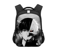 Xinchangda Tokyo Ghoul Backpack Kaneki Ken Anime Schoolbag 3D Printed Cartoon Character Casual Daypacks Travel Bag Canvas Backpack for Girls and Boys