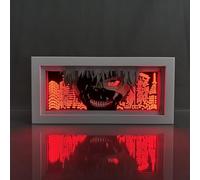Xinchangda Tokyo Ghoul Lamp Light Box Anime Kaneki Ken LED Night Light Paper Sculpture Night Lamp Tokyo Ghoul Figure Bedroom Decorations Gifts