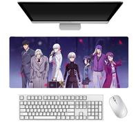 Xinchangda Tokyo Ghoul Mouse Pad Kirishima Toka Kaneki Ken Anime Mouse Pad 400 x 900mm Large Gaming Mouse Mat Anti-Slip Rubber Base for Home Office Desktop