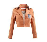 Xinchangda Unisex Anime Cosplay Costume Eren Levi Jacket Coat Scouting Legion Freedom Cosplay Clothes Halloween Outfit