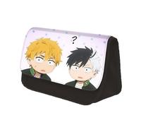 Xinchangda Wind Breaker Pencil Case, Anime Suo Hayato/Nirei Akihiko/Umemiya Hajime Pencil Box Large Capacity Pen Bag Students Stationery Bag for Students Teen