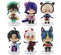 Xinchangda Xiao Figures Game Character Tighnari Figure Statues 6pcs Desk Decoration PVC Game Anime Action Figurine Ornaments Collectibles