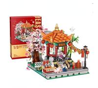 xinchen721 LOZ Blocks Building Bricks Chinese Style New Year Spring Festival Set Model Toys for Children Juguetes Kids Gifts Girls Present (1923-with box)