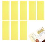 XINCHENG 8Pcs Reading Ruler for Dyslexia, Coloured Overlays for Dyslexia, Guided Reading Strips, Reading Ruler for Dyslexia for Children to Reduce Visual Stress